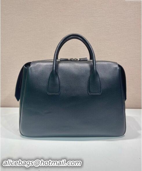 Top Grade Prada Leather Travel Bag 2VC035 Black 2024