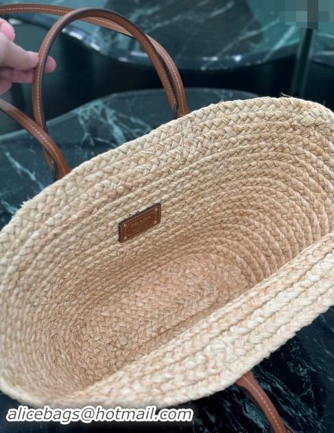 Promotional Prada Raffia Straw Basket Bag 1BG470 Beige/Brown 2024