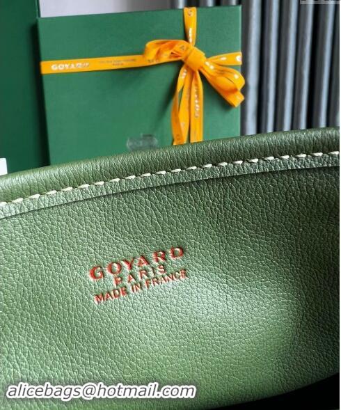 Low Cost Goyard Anjou Mini Tote bag with Y Print 020660 Avocado Green 2024