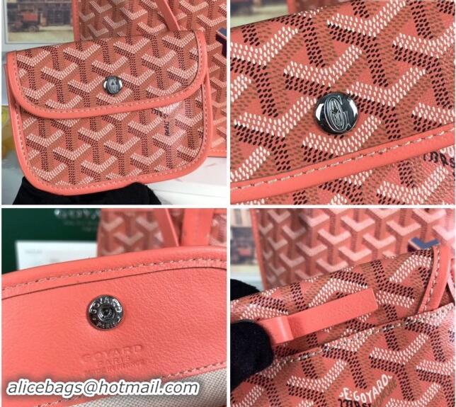 Cheapest Goyard Anjou Mini Tote bag with Y Print 020660 Coral Pink 2024