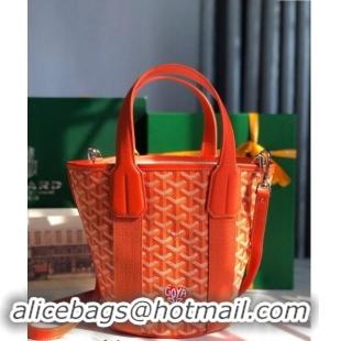 Buy Classic Goyard Belharra Tote bag with Heart Print 120230 Orange 2024