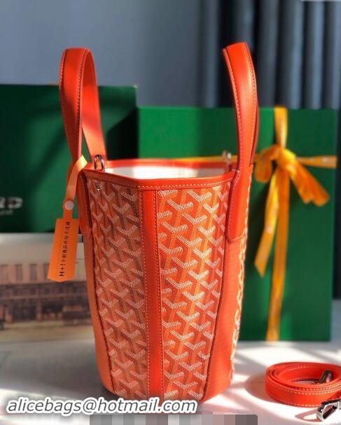 Buy Classic Goyard Belharra Tote bag with Heart Print 120230 Orange 2024