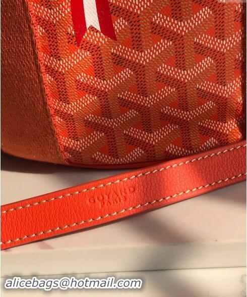 Buy Classic Goyard Belharra Tote bag with Heart Print 120230 Orange 2024