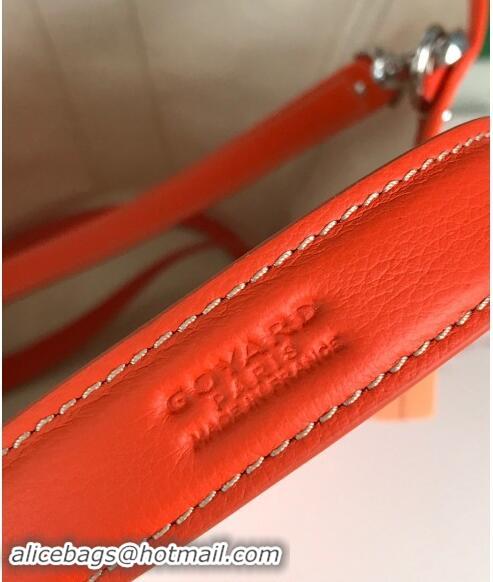 Buy Classic Goyard Belharra Tote bag with Heart Print 120230 Orange 2024