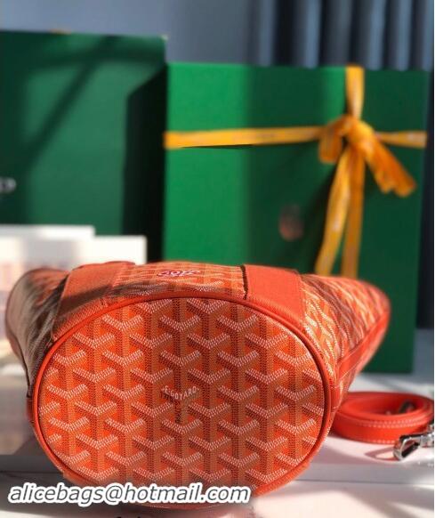 Buy Classic Goyard Belharra Tote bag with Heart Print 120230 Orange 2024