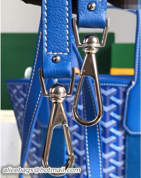 Luxurious Goyard Belharra Tote bag with Heart Print 120230 Sky Blue 2024