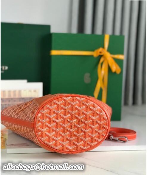 Well Crafted Goyard Belharra Tote bag with Web Heart 120230 Orange 2024