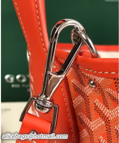 Well Crafted Goyard Belharra Tote bag with Web Heart 120230 Orange 2024