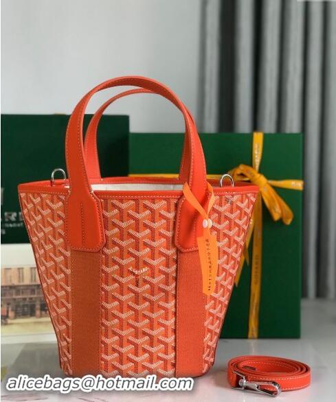 Well Crafted Goyard Belharra Tote bag with Web Heart 120230 Orange 2024