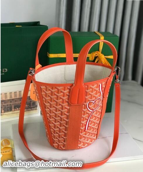 Well Crafted Goyard Belharra Tote bag with Web Heart 120230 Orange 2024