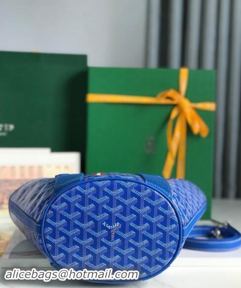 Well Crafted Goyard Belharra Tote bag with Web Heart 120230 Sky Blue 2024