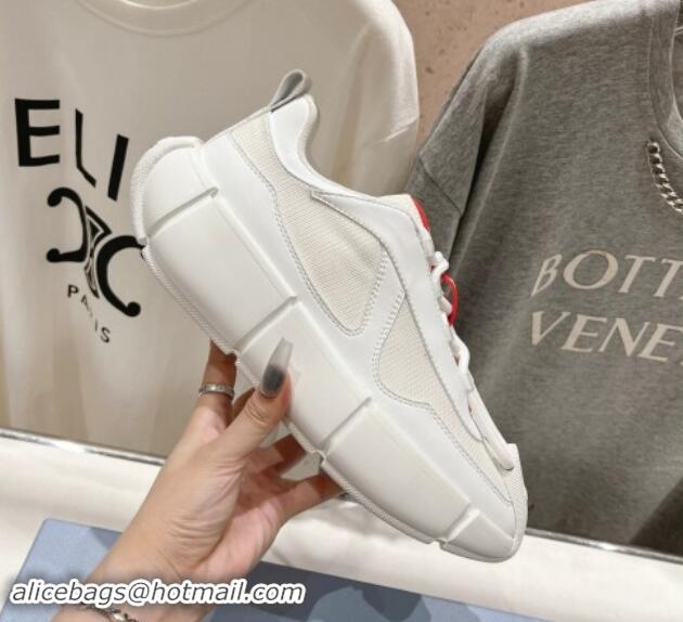 Perfect Prada Men's Sneakers P101406 White 101406