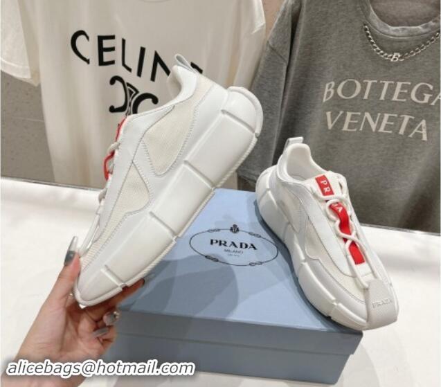 Perfect Prada Men's Sneakers P101406 White 101406