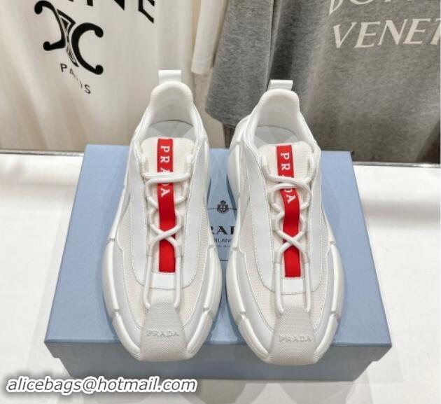 Perfect Prada Men's Sneakers P101406 White 101406