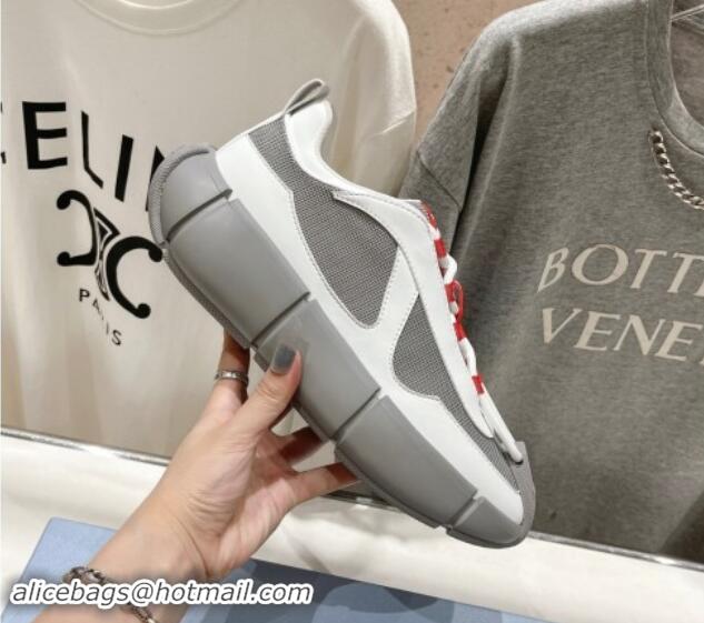 Most Popular Prada Men's Sneakers P101406 Grey 101407