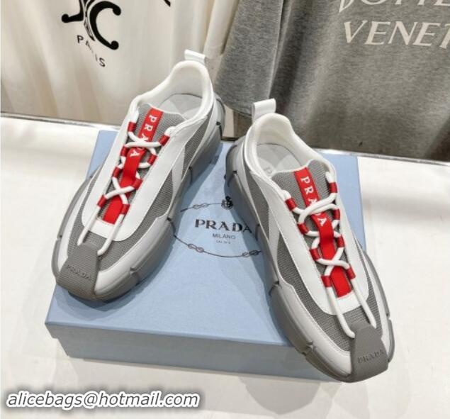 Most Popular Prada Men's Sneakers P101406 Grey 101407