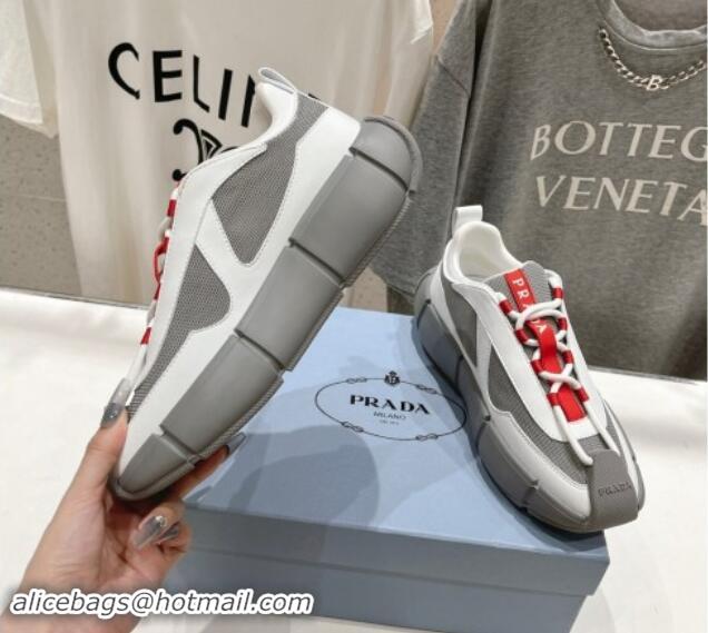 Most Popular Prada Men's Sneakers P101406 Grey 101407