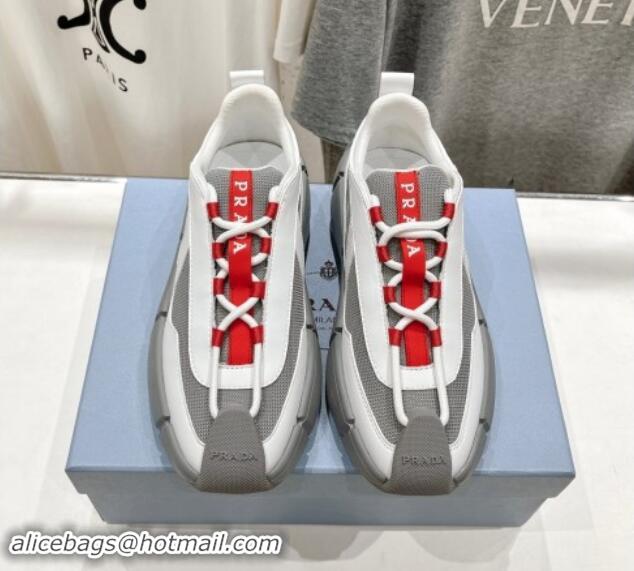 Most Popular Prada Men's Sneakers P101406 Grey 101407