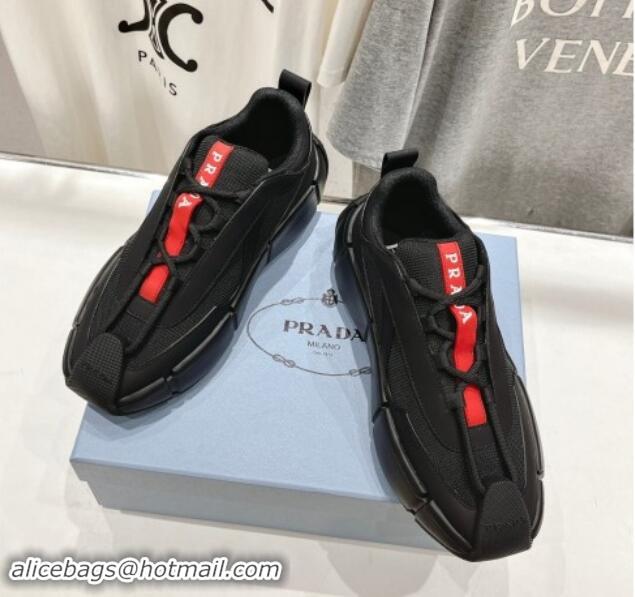 Pretty Style Prada Men's Sneakers P101406 Black 101408