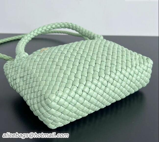 Grade Design Bottega Veneta Mini Tosca Bag with Gold-Tone Ball 776755 Mint Green 2024