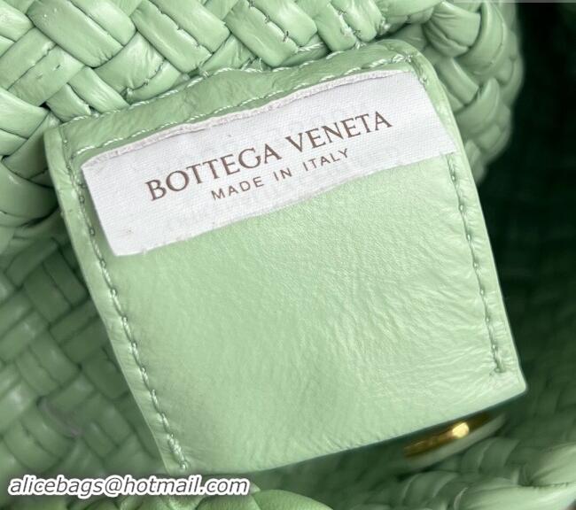 Grade Design Bottega Veneta Mini Tosca Bag with Gold-Tone Ball 776755 Mint Green 2024