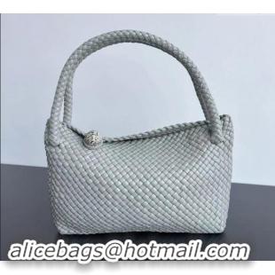 Super Quality Bottega Veneta Tosca Shoulder Bag with Gold-Tone Ball 716974 Agate Grey 2024