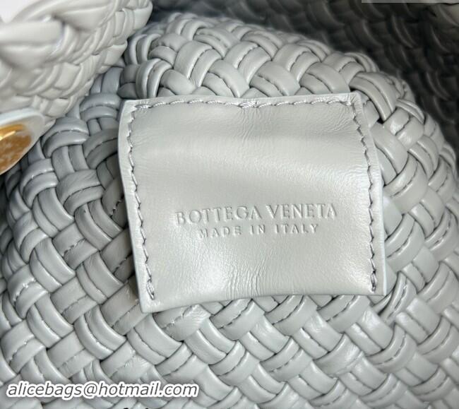 Super Quality Bottega Veneta Tosca Shoulder Bag with Gold-Tone Ball 716974 Agate Grey 2024