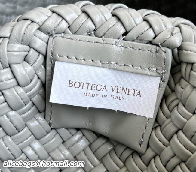 Super Quality Bottega Veneta Tosca Shoulder Bag with Gold-Tone Ball 716974 Agate Grey 2024