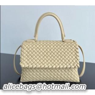 Well Crafted Bottega Veneta Patti Top Handle bag in Intreccio Leather 776783 Beige 2024