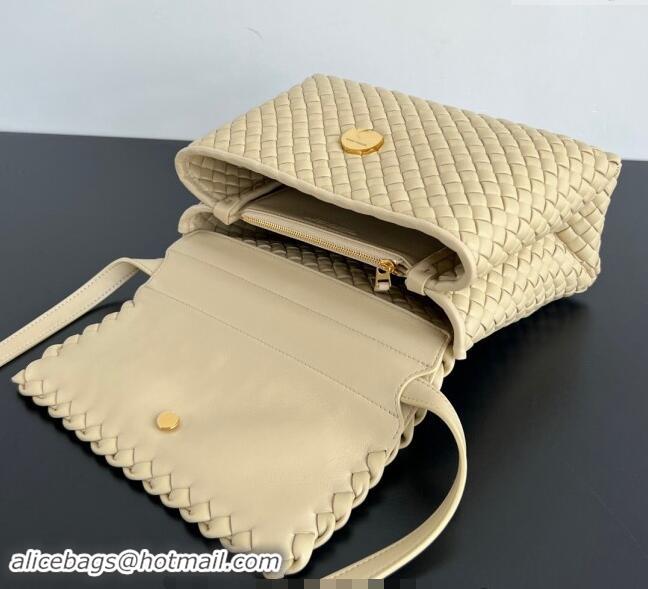 Well Crafted Bottega Veneta Patti Top Handle bag in Intreccio Leather 776783 Beige 2024