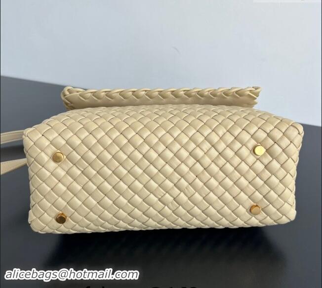 Well Crafted Bottega Veneta Patti Top Handle bag in Intreccio Leather 776783 Beige 2024