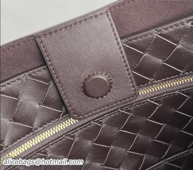 Top Quality Bottega Veneta Large Andiamo Top Handle Bag in Calfskin Leather 806010 Fondant Brown 2024