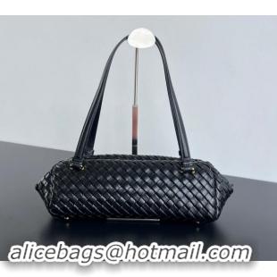 Grade Quality Bottega Veneta Let's Go Long Foldable Shoulder bag 796258 Black 2024