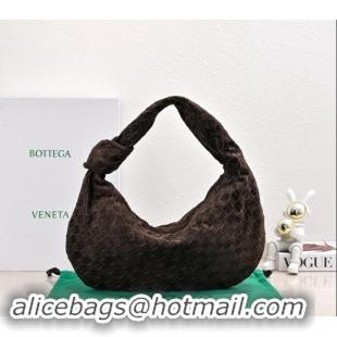 Market Sells Bottega Veneta Small Jodie Hobo in Intrecciato Suede 600261 Fondant Brown 2024