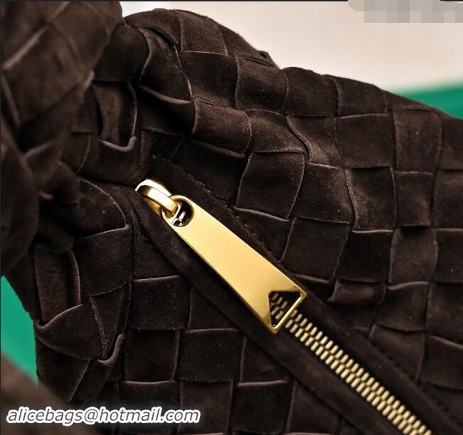 Market Sells Bottega Veneta Small Jodie Hobo in Intrecciato Suede 600261 Fondant Brown 2024