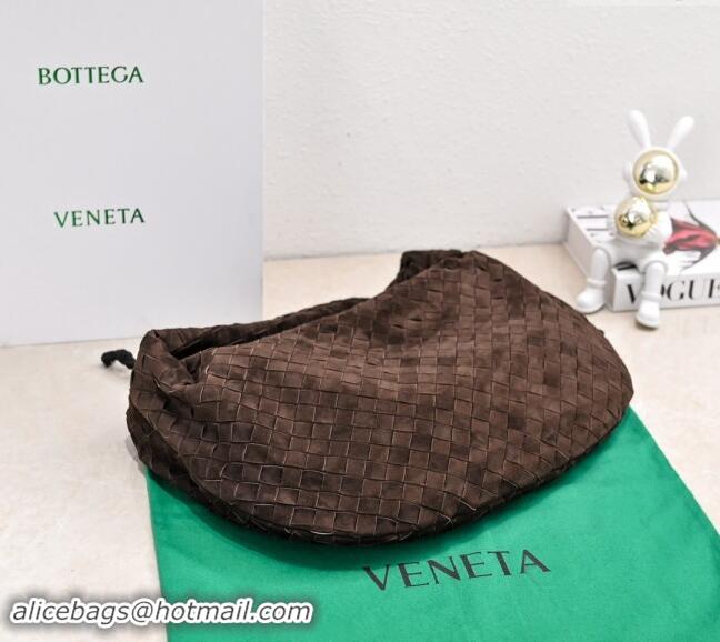 Market Sells Bottega Veneta Small Jodie Hobo in Intrecciato Suede 600261 Fondant Brown 2024