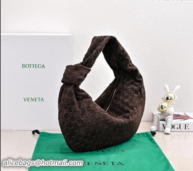 Market Sells Bottega Veneta Small Jodie Hobo in Intrecciato Suede 600261 Fondant Brown 2024