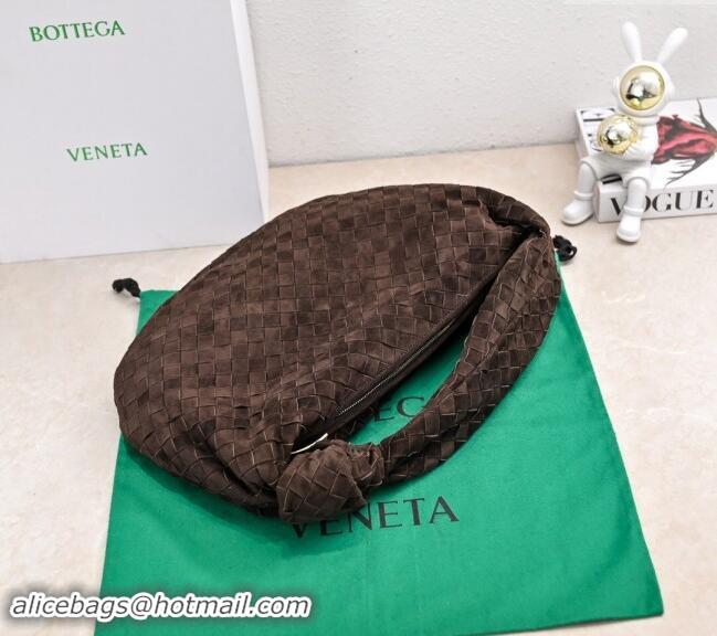 Market Sells Bottega Veneta Small Jodie Hobo in Intrecciato Suede 600261 Fondant Brown 2024