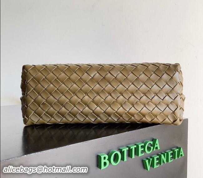 Reasonable Price Bottega Veneta Medium Andiamo Top Handle Bag in Intrecciato Leather 743572 Green 2024