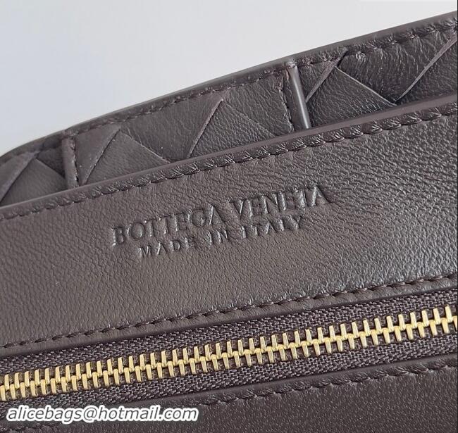 Well Crafted Bottega Veneta Medium Andiamo Top Handle Bag With Chain 743572 Fondant Brown 2024