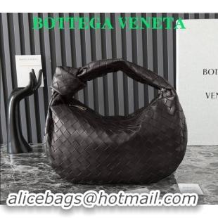 Top Design Bottega Veneta Teen Jodie Hobo Bag in Intrecciato Leather 690225 Fondant Brown 2024