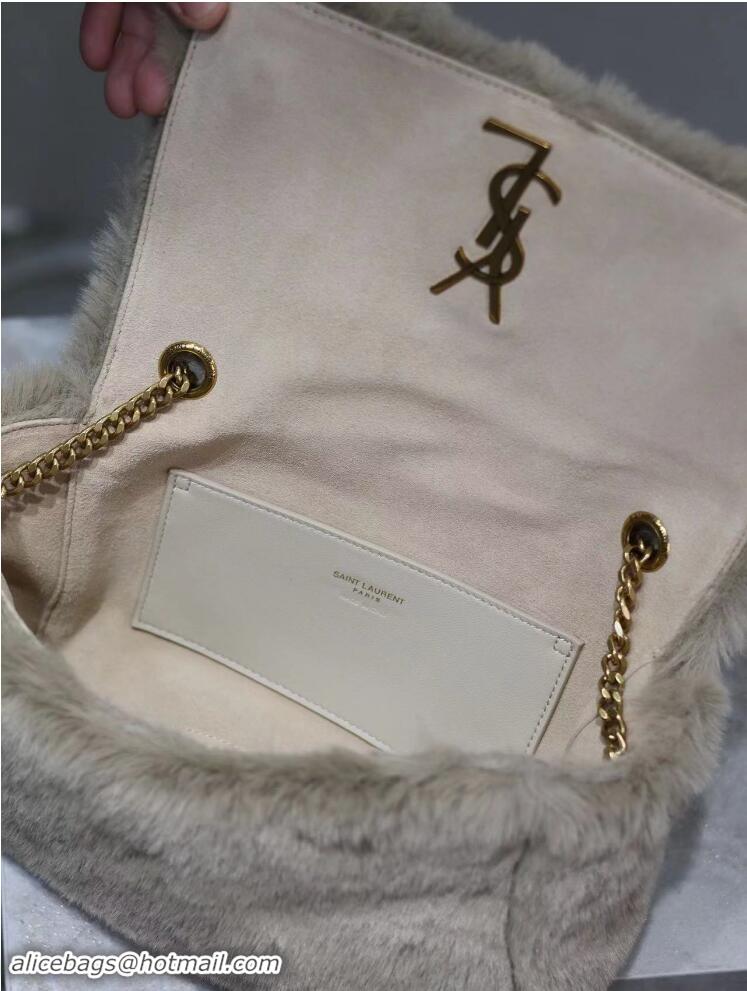 Super Quality SAINT LAURENT SMALL REVERSIBLE KATE W1000 Apricot