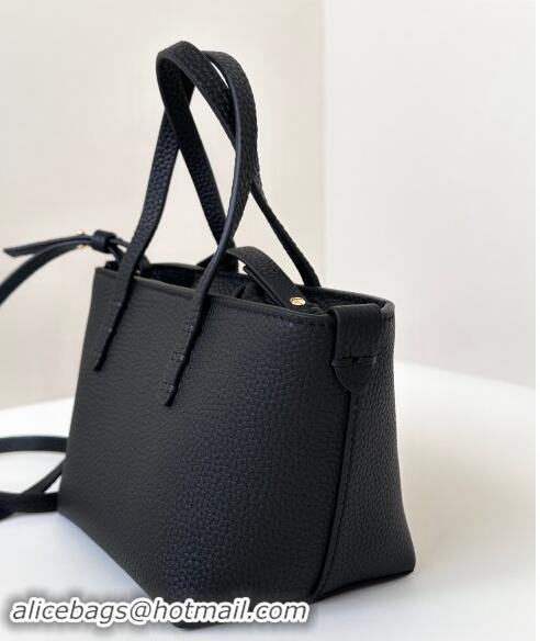 Newly Launched Fendi Roll Mini Tote bag in Calfskin Leather 8655 Black 2024