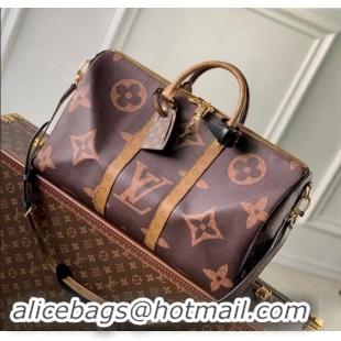 Spot Bulk Louis Vuitton Keepall Bandouliere 45 Travel Bag in Monogram Giant and Reverse canvas M47211 2024