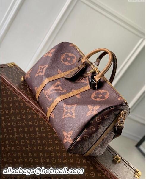 Spot Bulk Louis Vuitton Keepall Bandouliere 45 Travel Bag in Monogram Giant and Reverse canvas M47211 2024