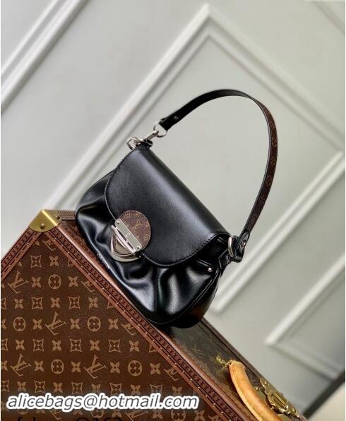 High Quality Louis Vuitton Sunset Vibe Shoulder Bag in Black Lambskin Leather M12192 2024