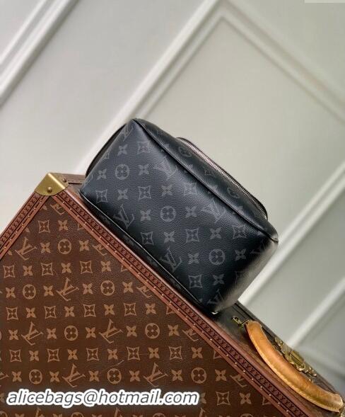 Latest Style Louis Vuitton Toiletry Bag in Black Monogram Eclipse Canvas M11510 2024