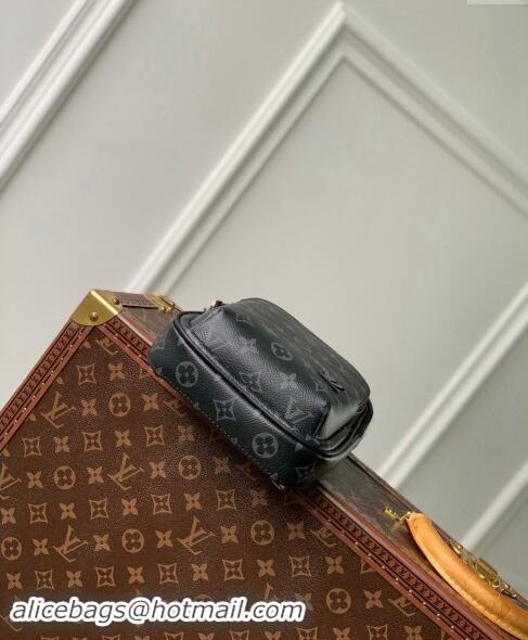 Market Sells Louis Vuitton Mens Avenue Slingbag PM Bag in Black Monogram Eclipse Canvas M47137 2024