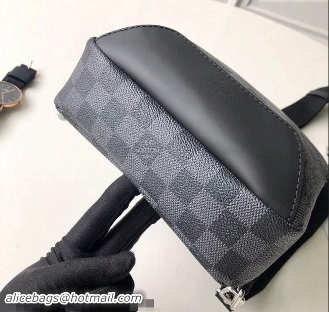 New Arrivals Louis Vuitton Mens Avenue Slingbag in Black Damier Graphite Canvas N41719 2024