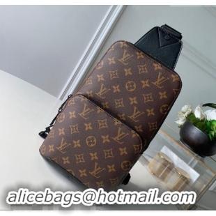 Top Quality Louis Vuitton Mens Avenue Slingbag in Brown Monogram Canvas M41719 2024